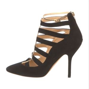 Jimmy Choo Black Suede Pumps 38